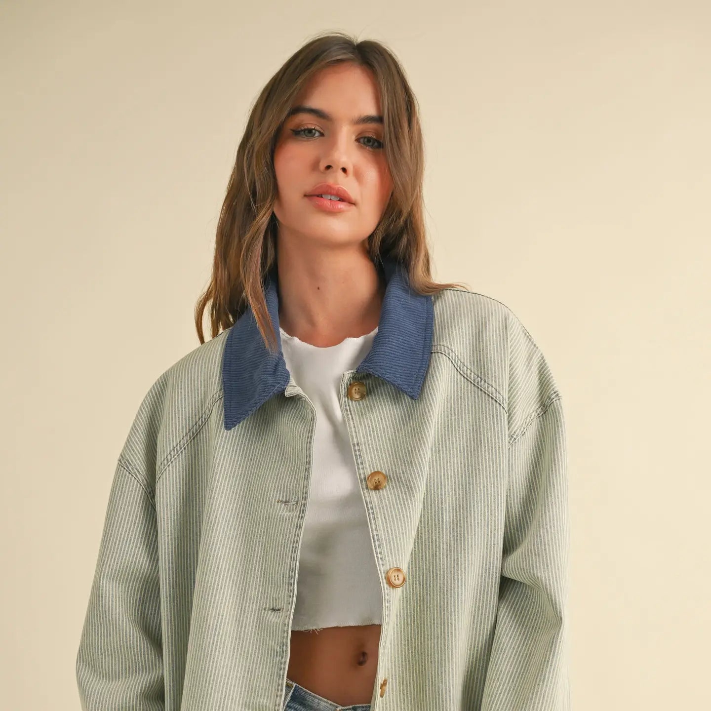 Corduroy Collar Barn Jacket