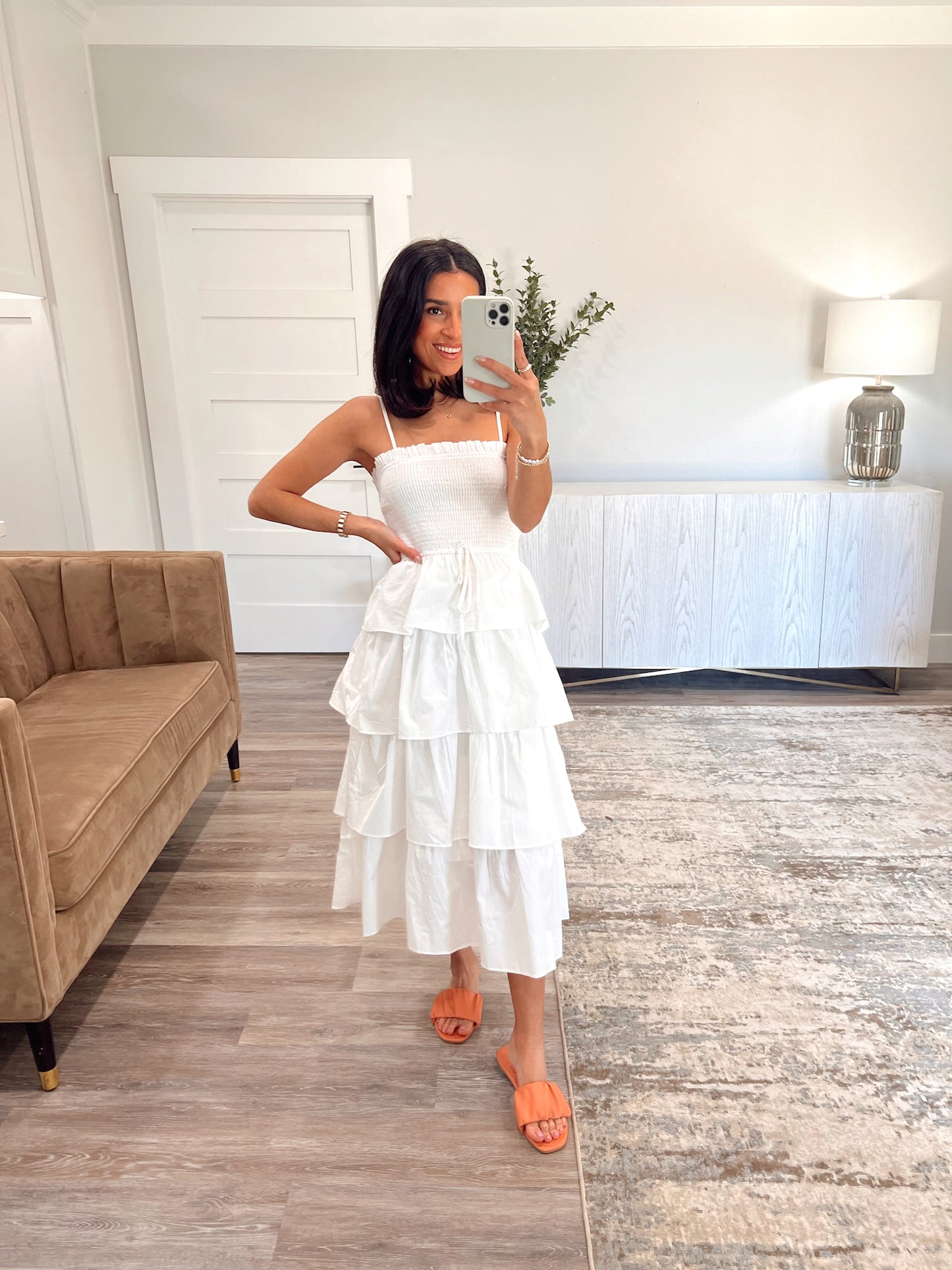 Sorrento Tiered Midi Dress