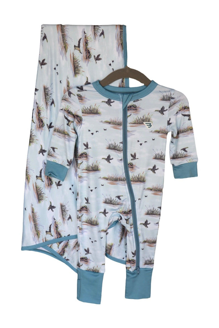 Baby Burlebo Duck Hunt Onesie
