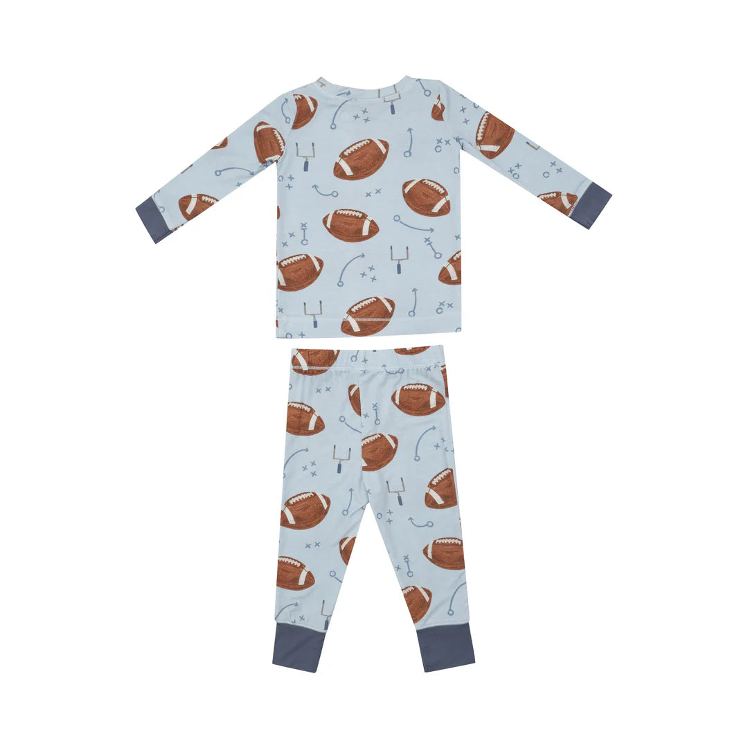 Angel Dear Footballs Blue L/S Loungewear Set