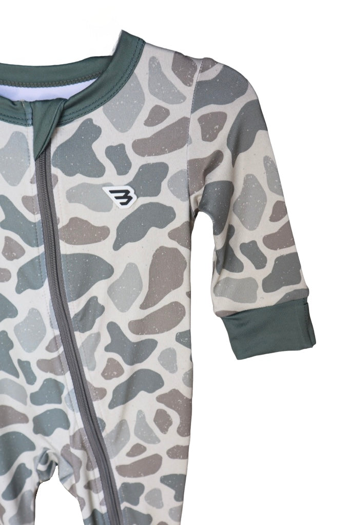 Baby Burlebo Classic Deer Camo Onesie