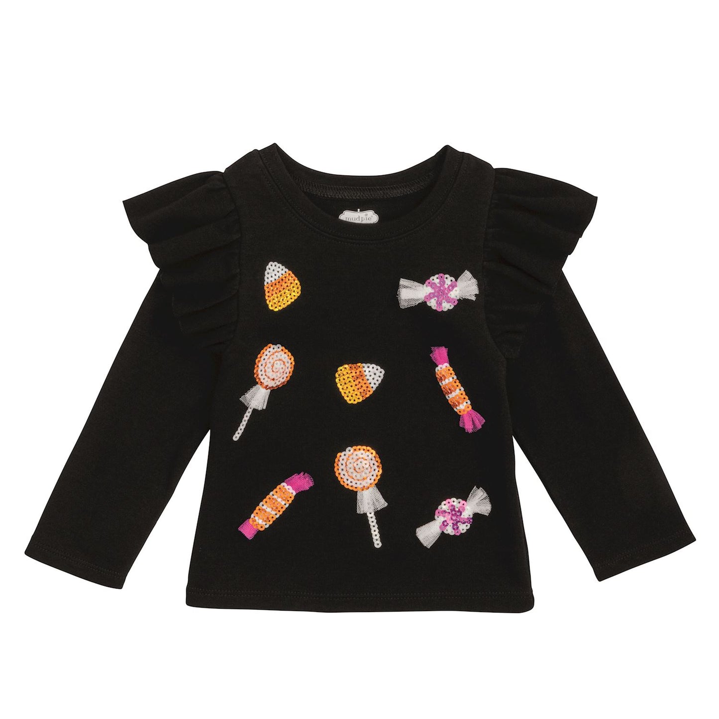 Black Candy Sequin Tee