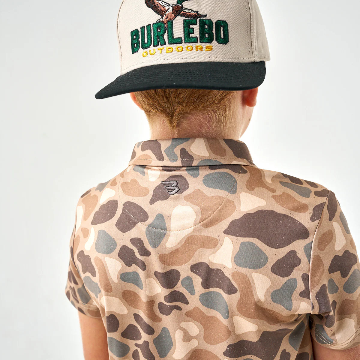 Boys Burlebo Pintail Camo Polo