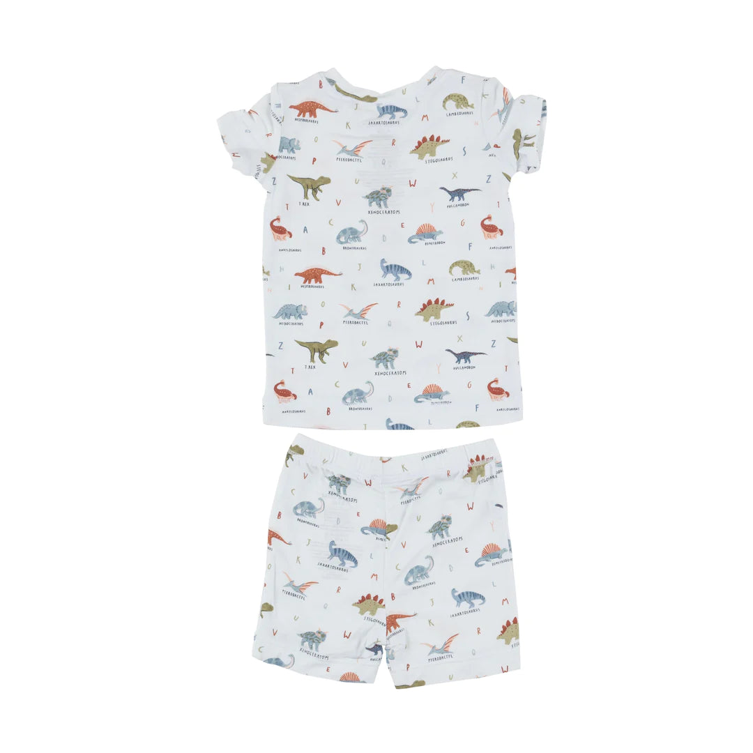 Angel Dear Dinosaur ABC Short Loungewear Set