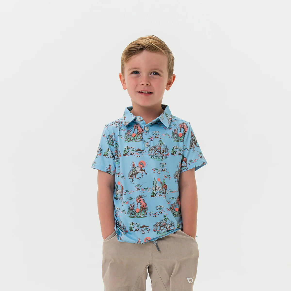 Boys Burlebo Cowboy Up Polo