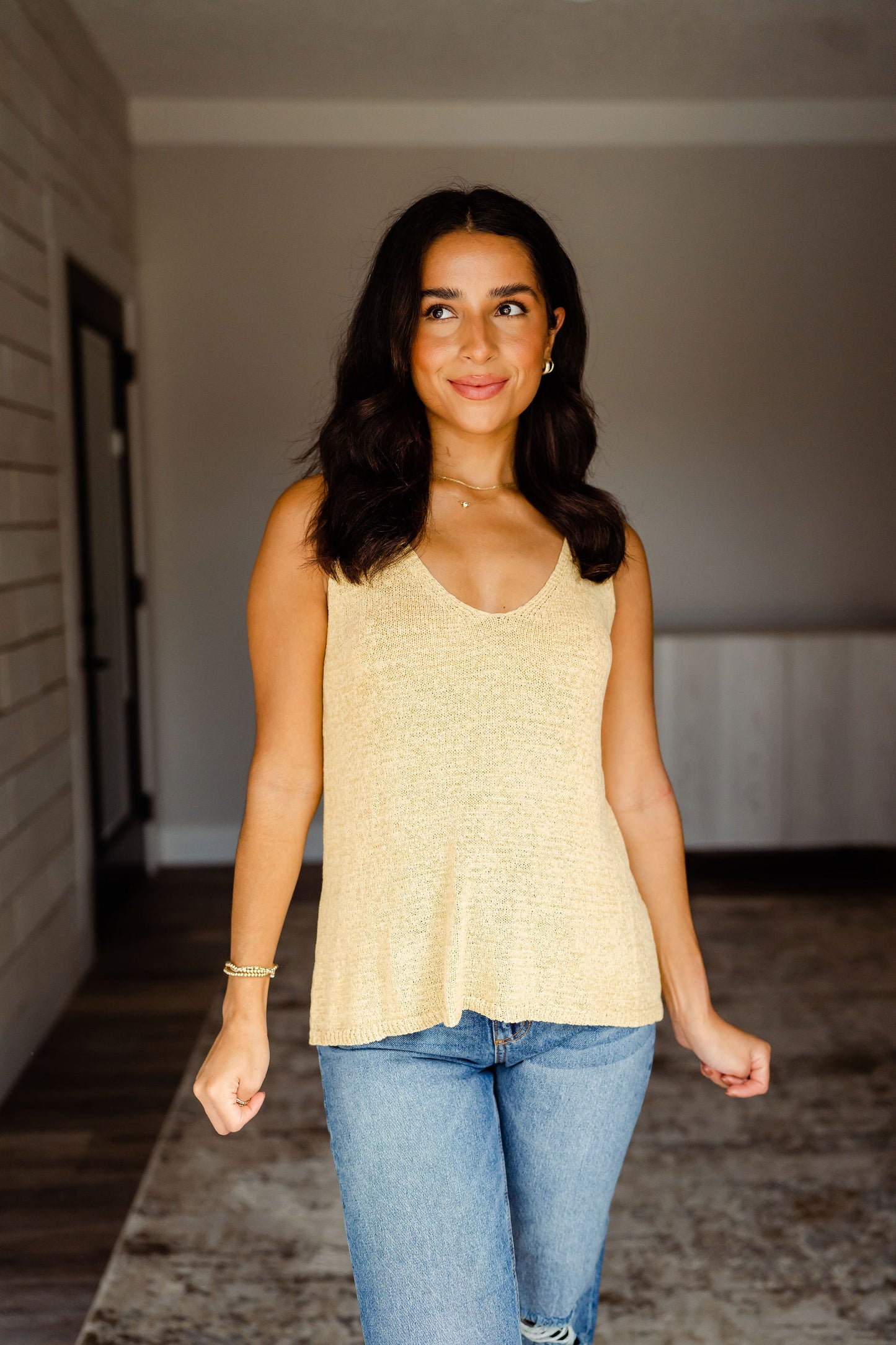 Butterscotch Knit Tank
