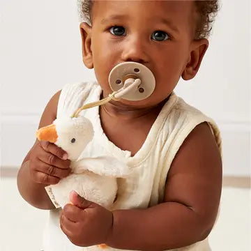 Bitzy Pal Pacifier & Plush | Goose