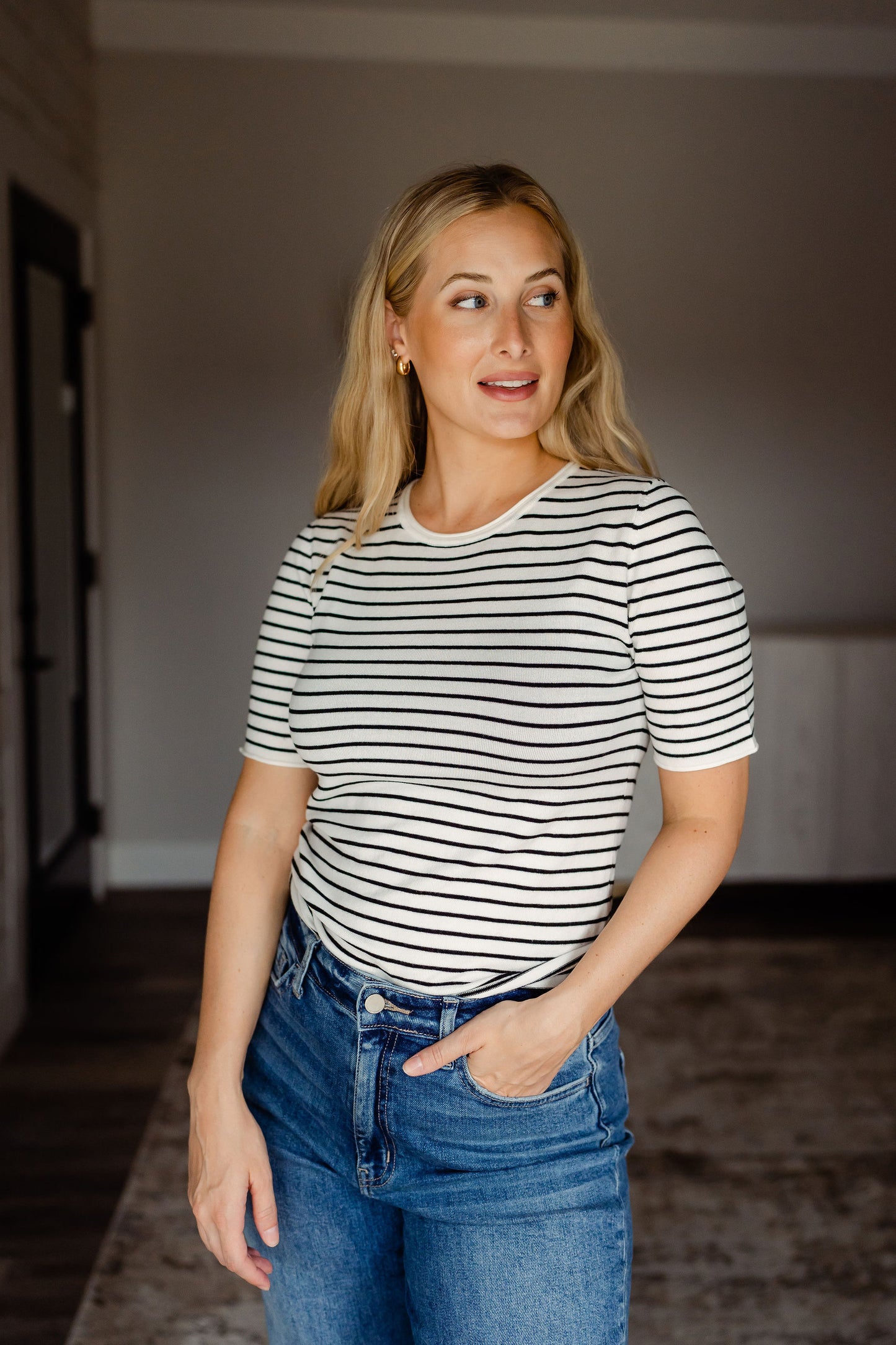 Sofia Striped Tee