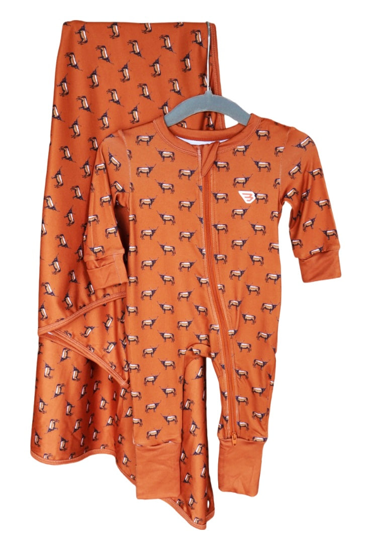 Baby Burlebo By The Horns Onesie