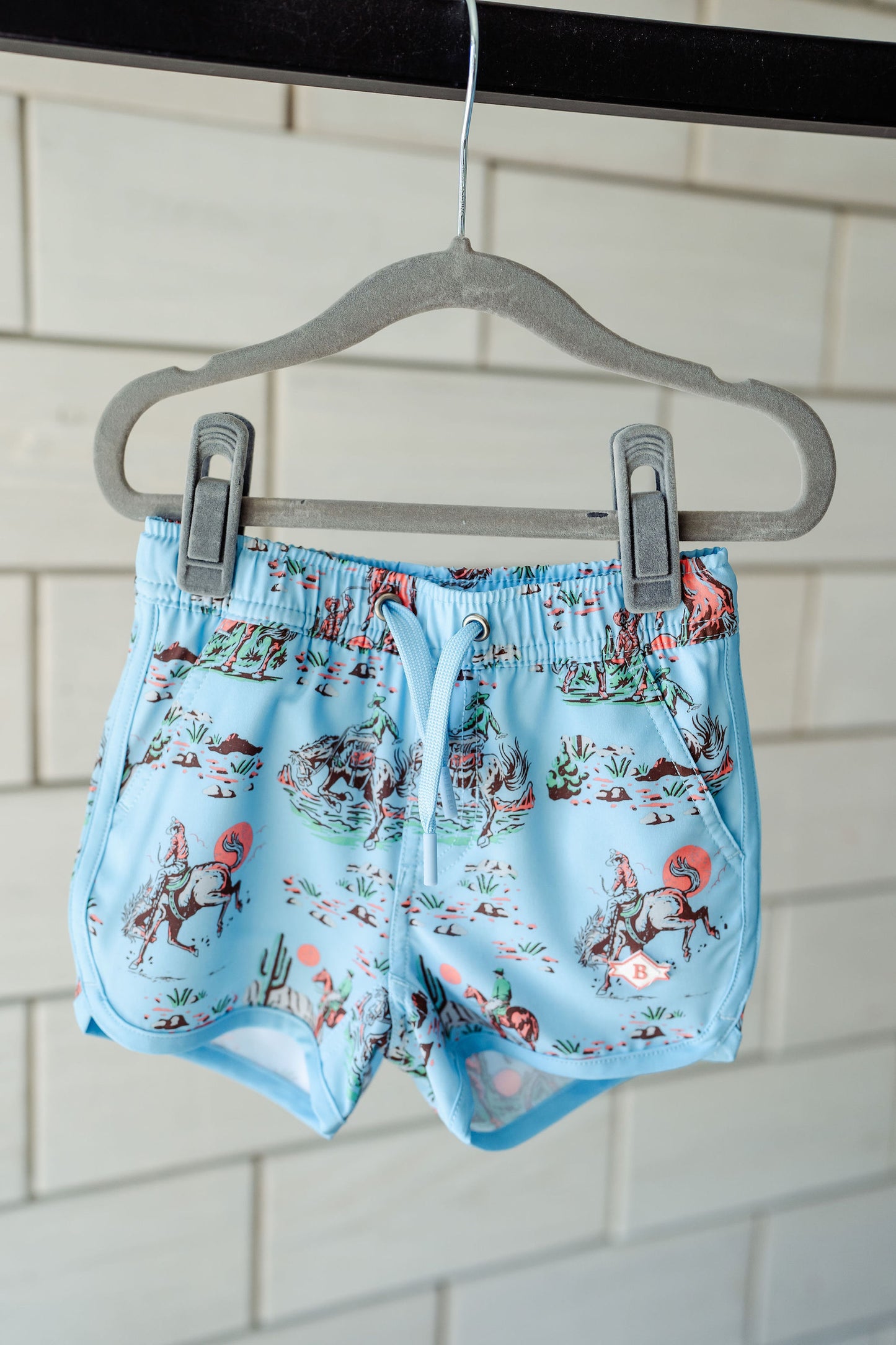 Toddler Burlebo Swim Trunk - Cowboy Up