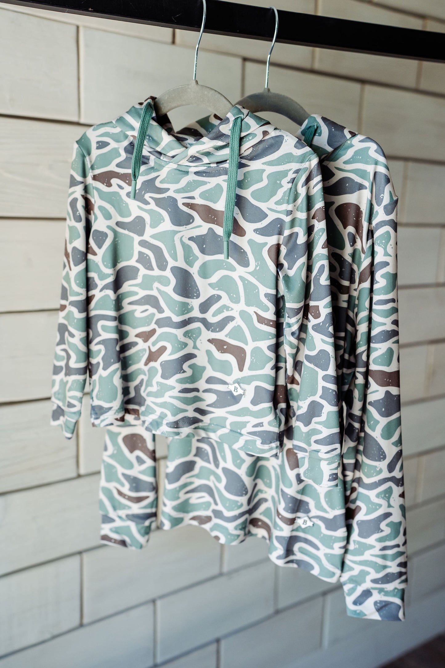 Boys Burlebo Performance Hoodie - Retro Duck Camo