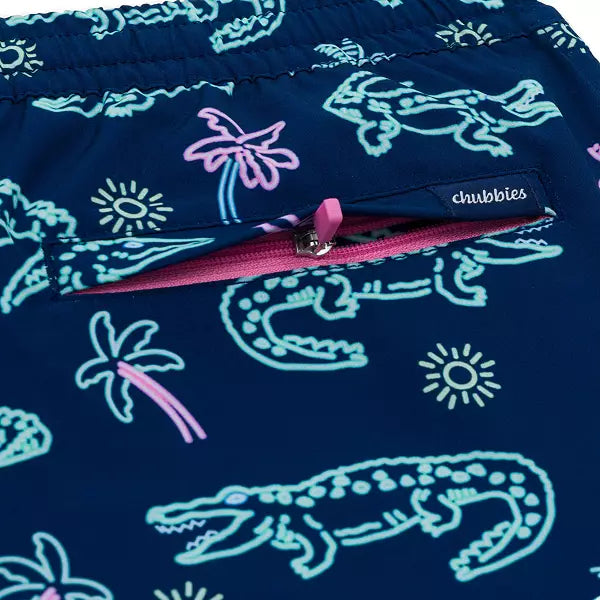 Chubbies Mini Neon Glades Toddler Swim Trunks