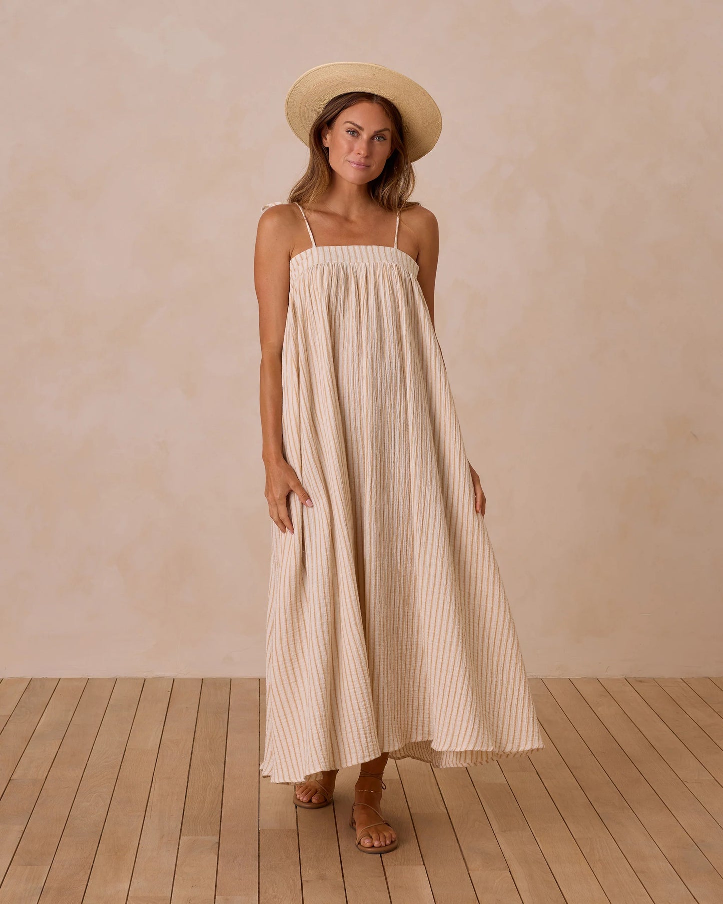 Rylee + Cru Malea Dress | Marigold Stripe