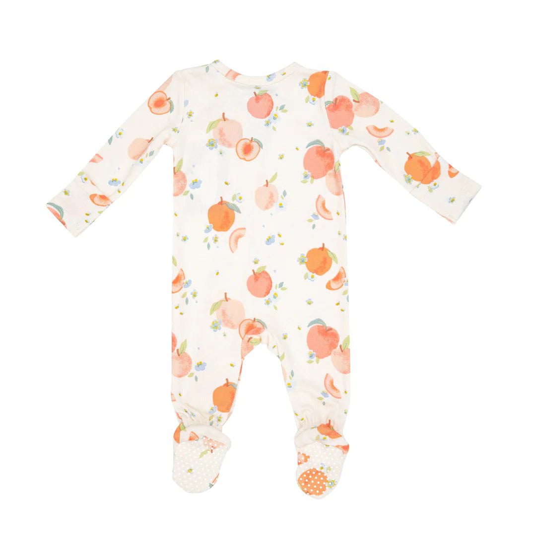 Angel Dear Spring Peaches Rib Footie