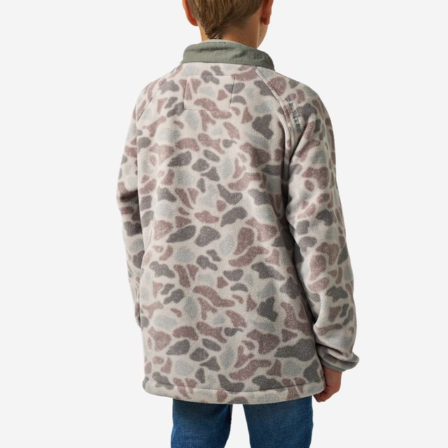 Boys Burlebo Micro Fleece Jacket - Classic Deer Camo