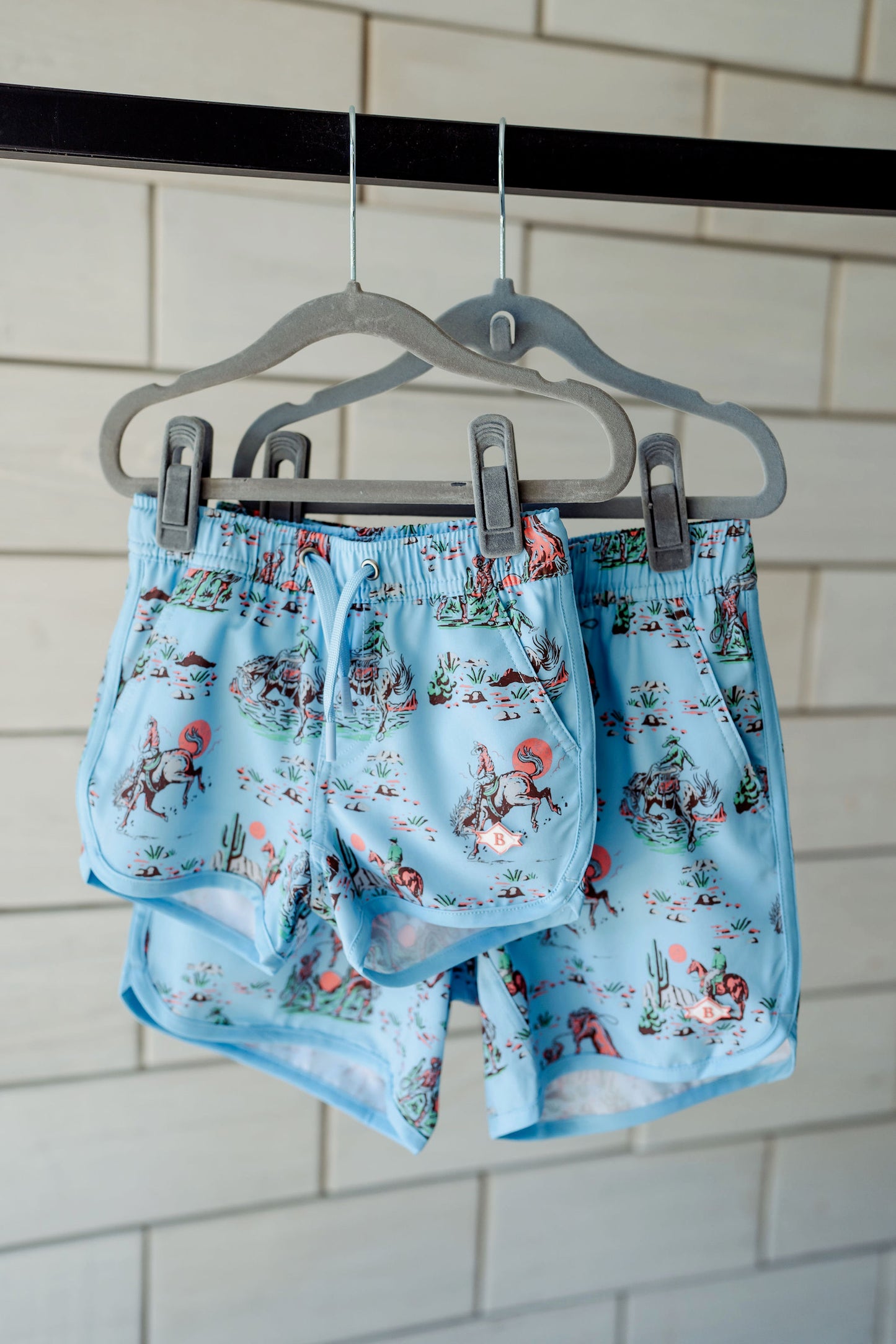 Toddler Burlebo Swim Trunk - Cowboy Up