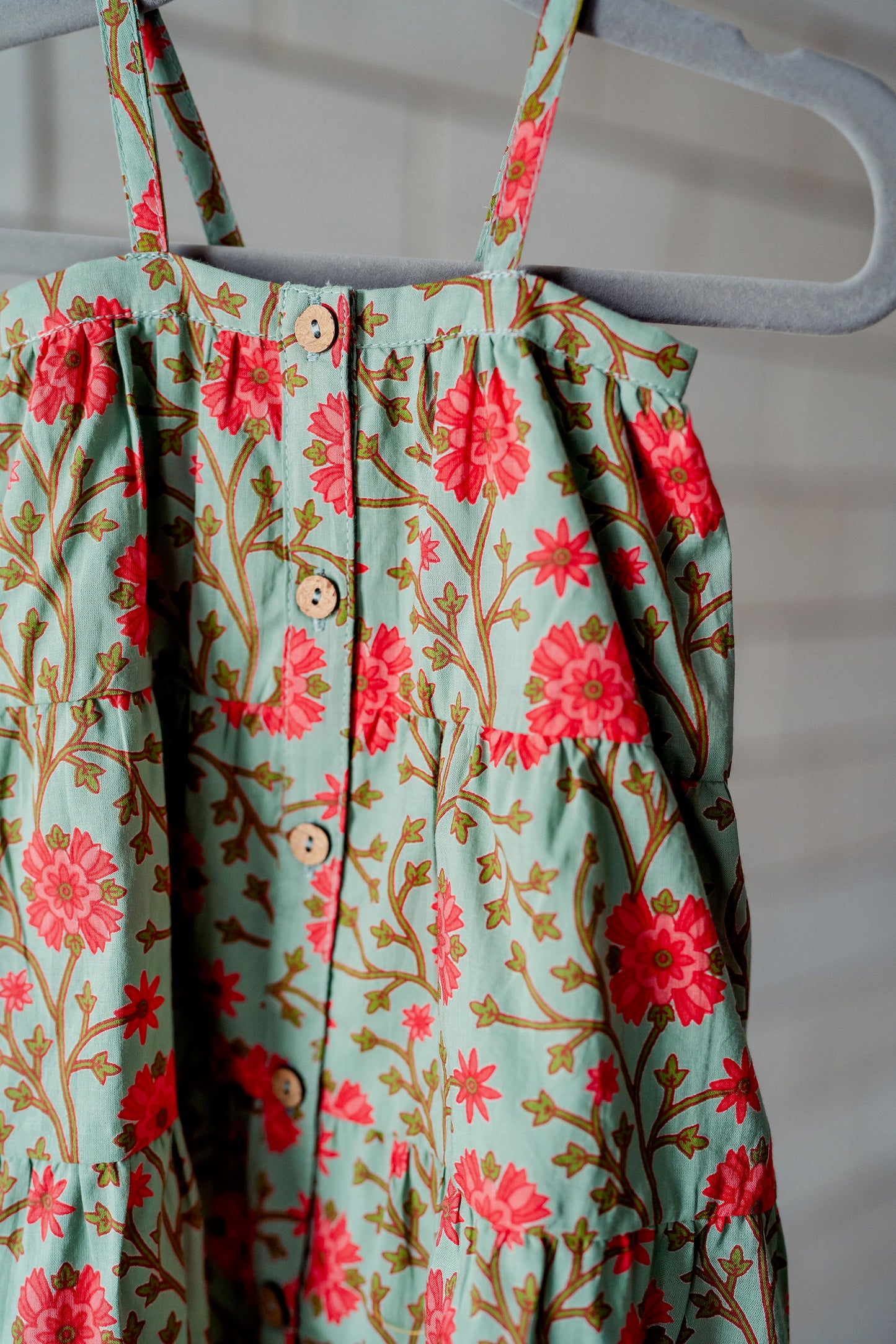 Floral Gardens Baby Dress + Bloomers