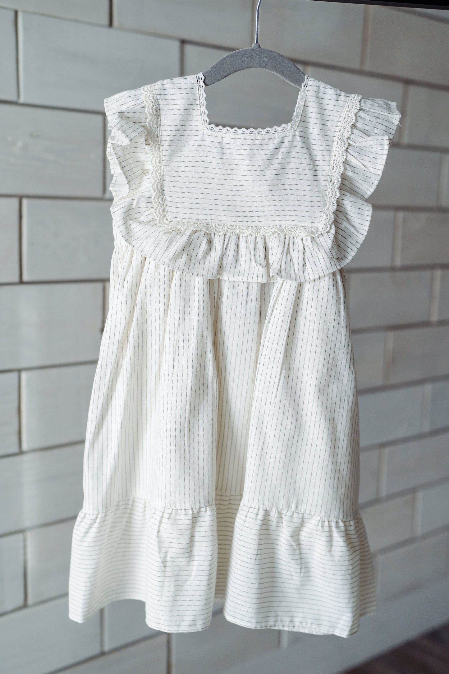 Simply Sweet Lace Trim Dress