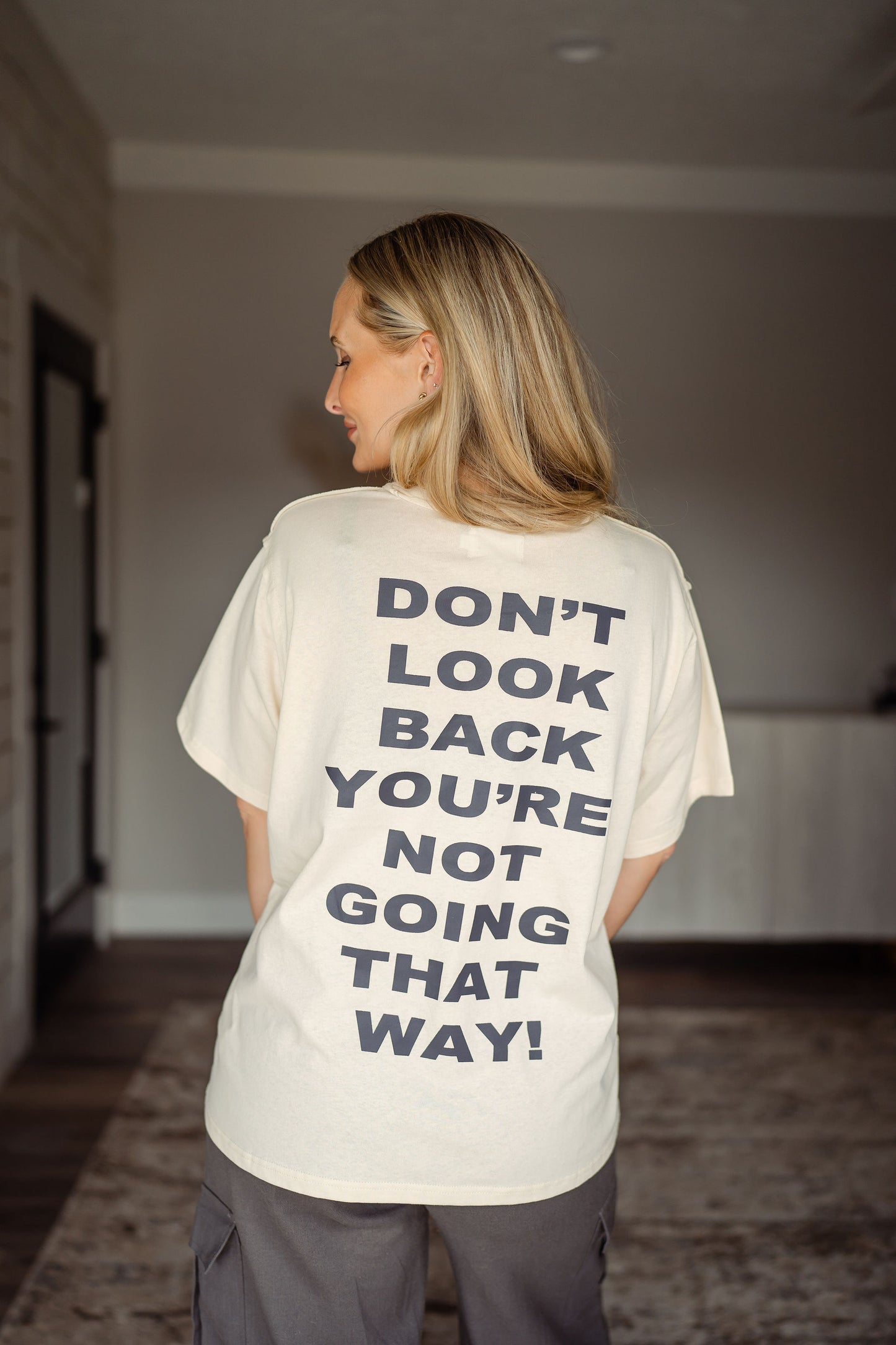Don't Look Back Oversized T-Shirt