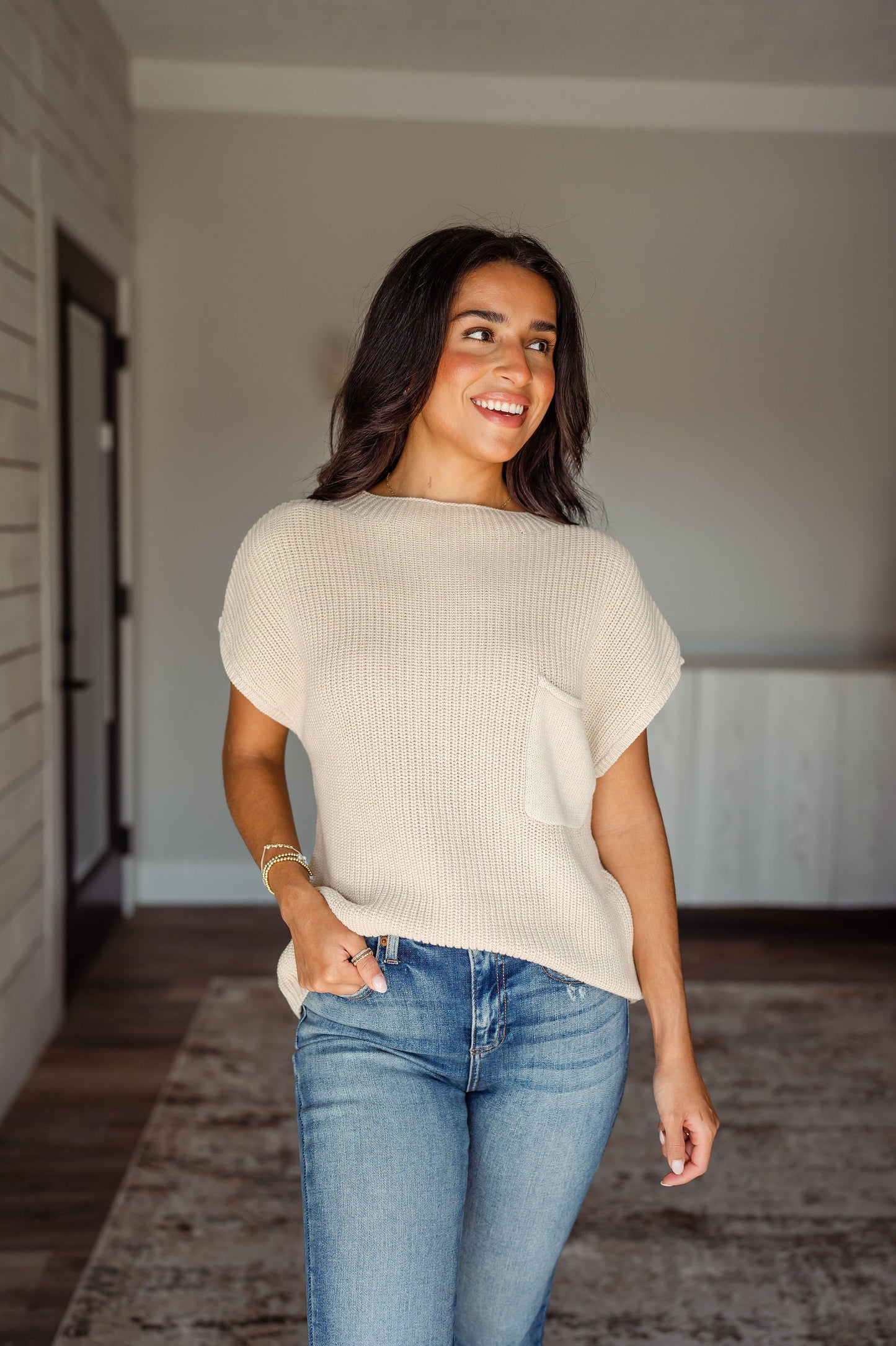 All Day Long Sleeveless Knitted Top