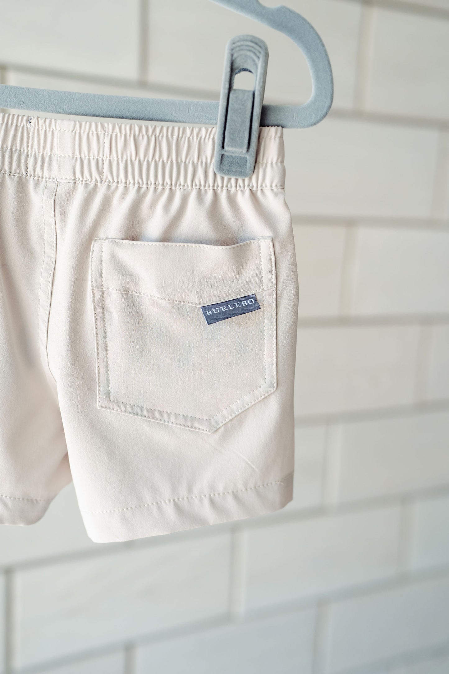 Toddler Burlebo Everyday Shorts - Light Khaki