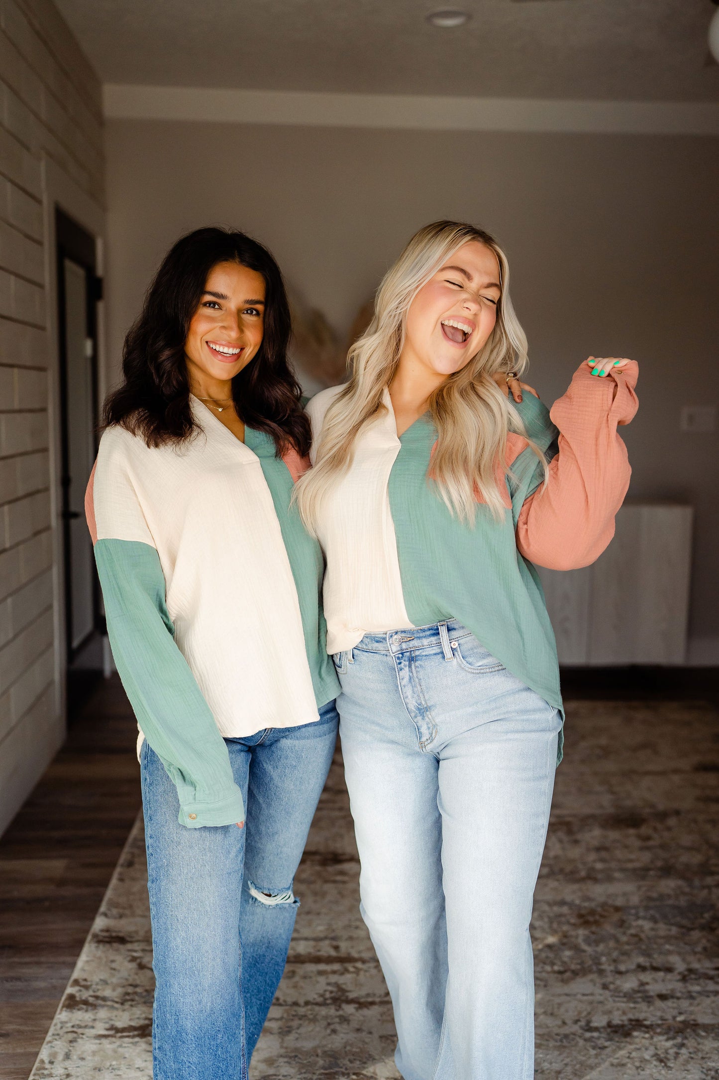 Desert Color Block Top
