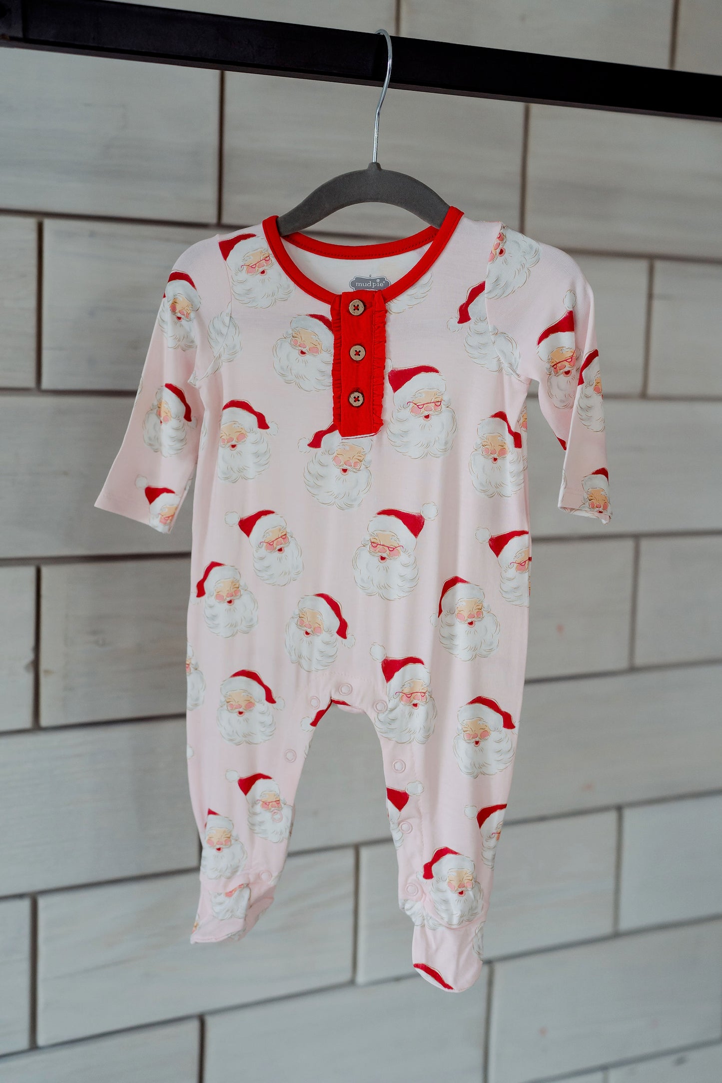 Pink Vintage Santa Baby Sleeper