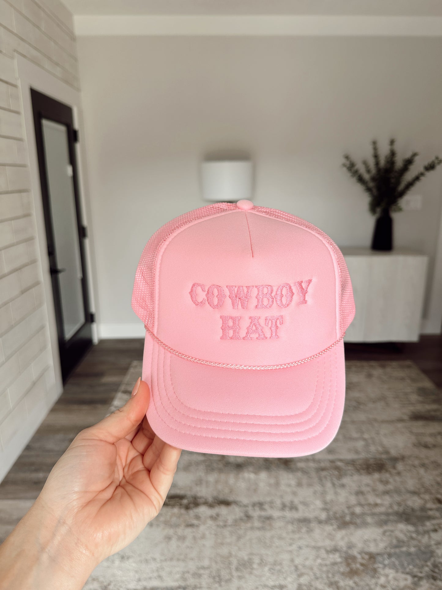 Cowboy Hat Youth Trucker Hat