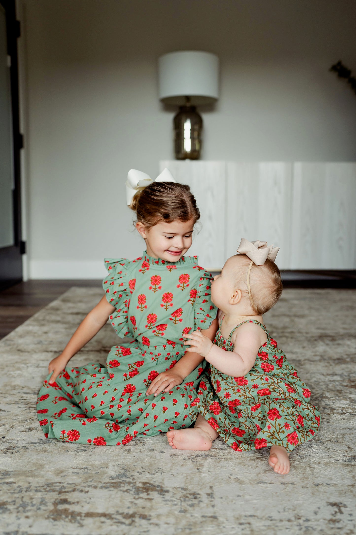 Floral Gardens Top & Skirt Set