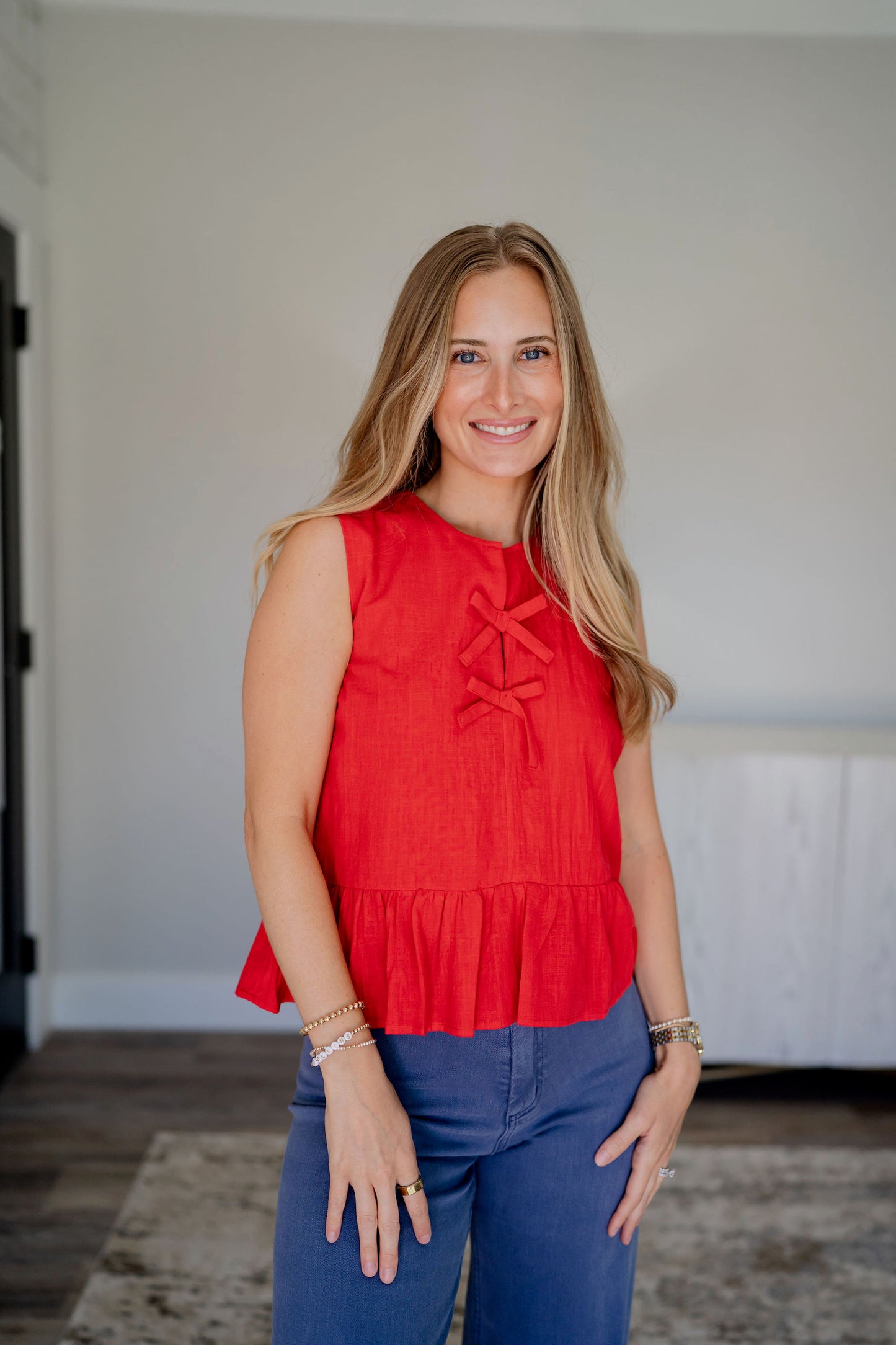 Hattie Peplum Top
