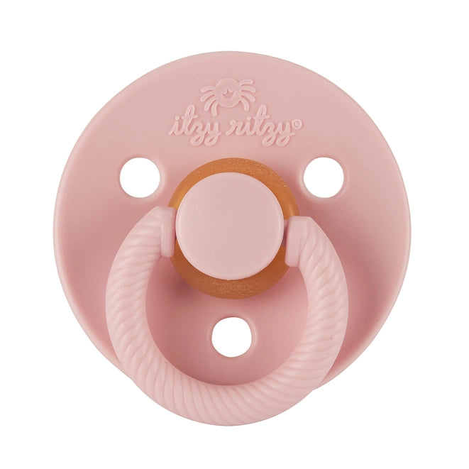Itzy Soother™ Natural Rubber Paci Sets - Blossom + Rosewood