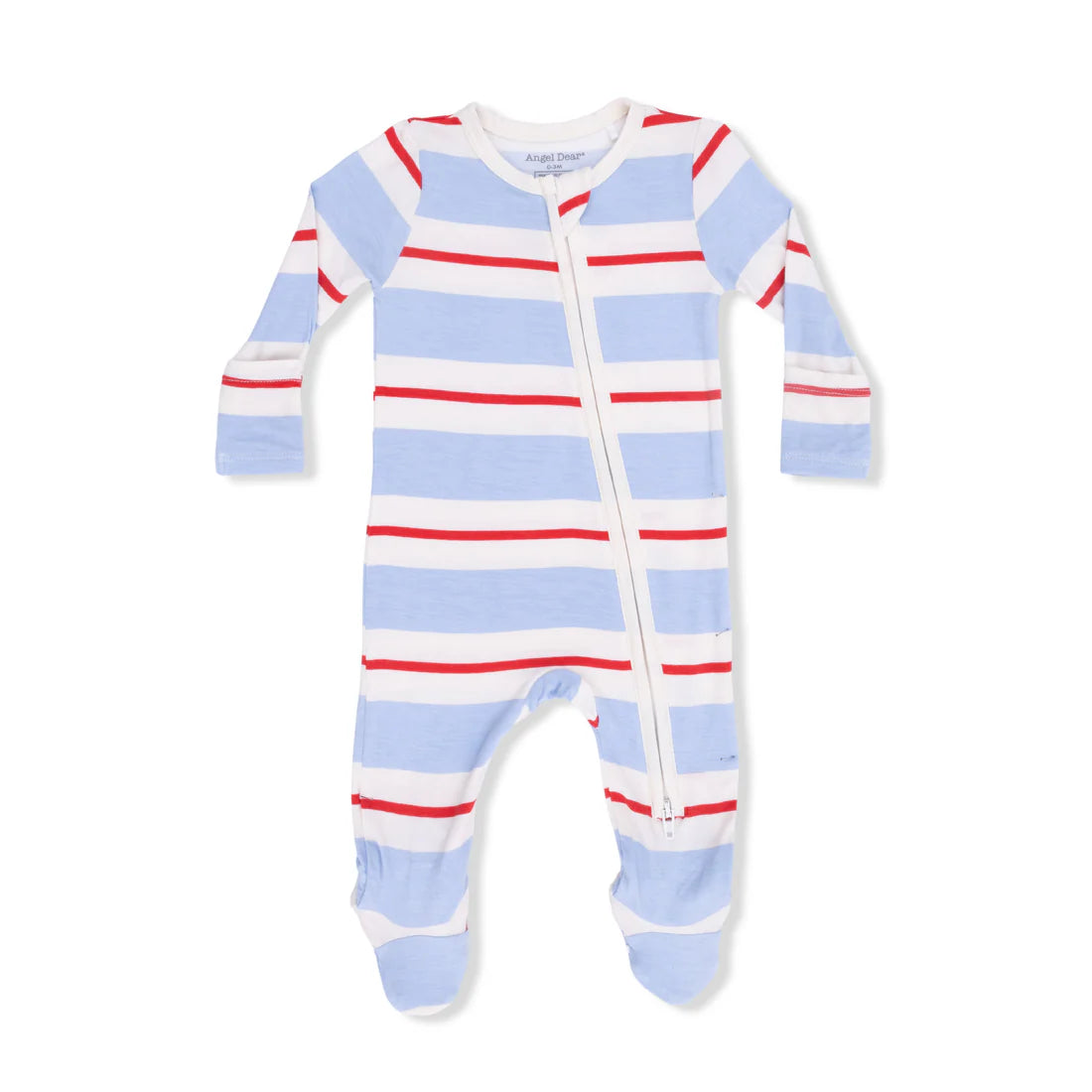 Angel Dear 2-Way Zipper Footie | Preppy Rugby