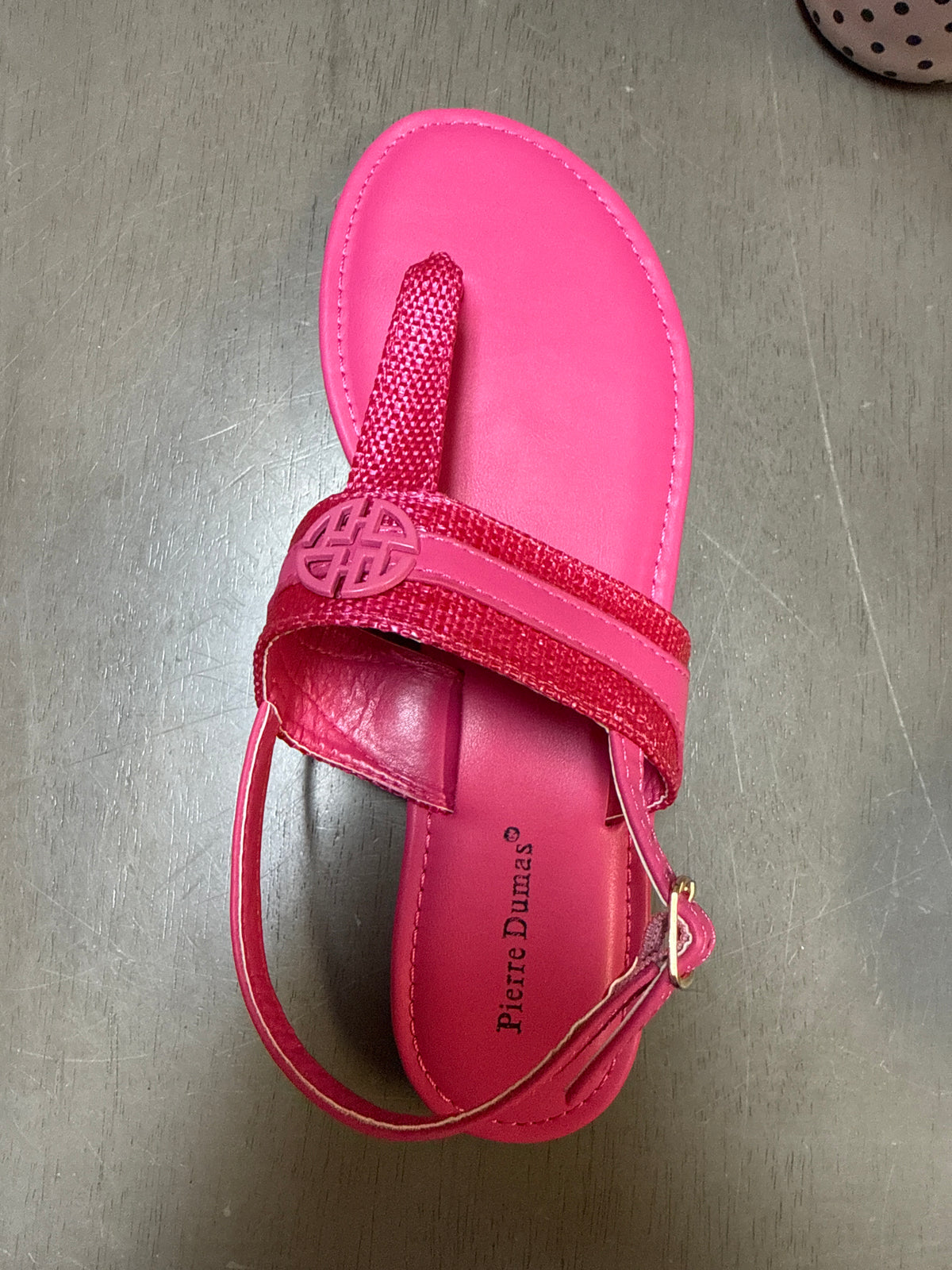 T-Strap Sandal Fushia