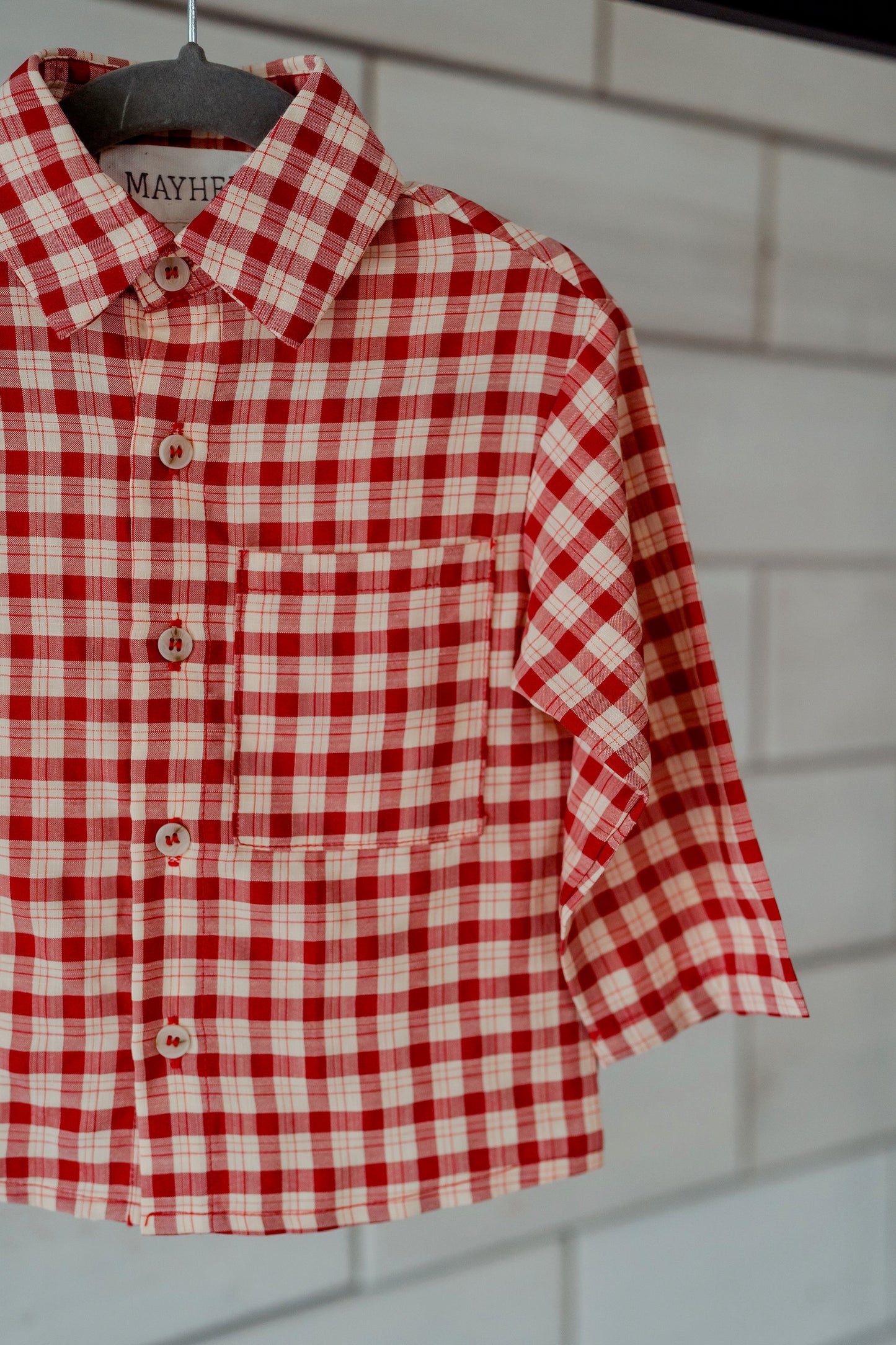 Christmas Plaid Button Down