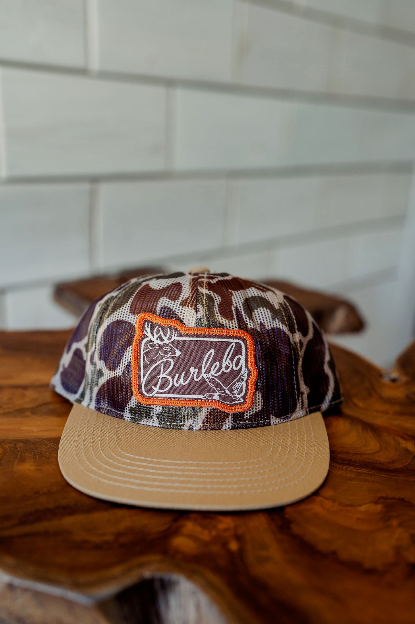 Boys Burlebo Full Camo Mesh Hat