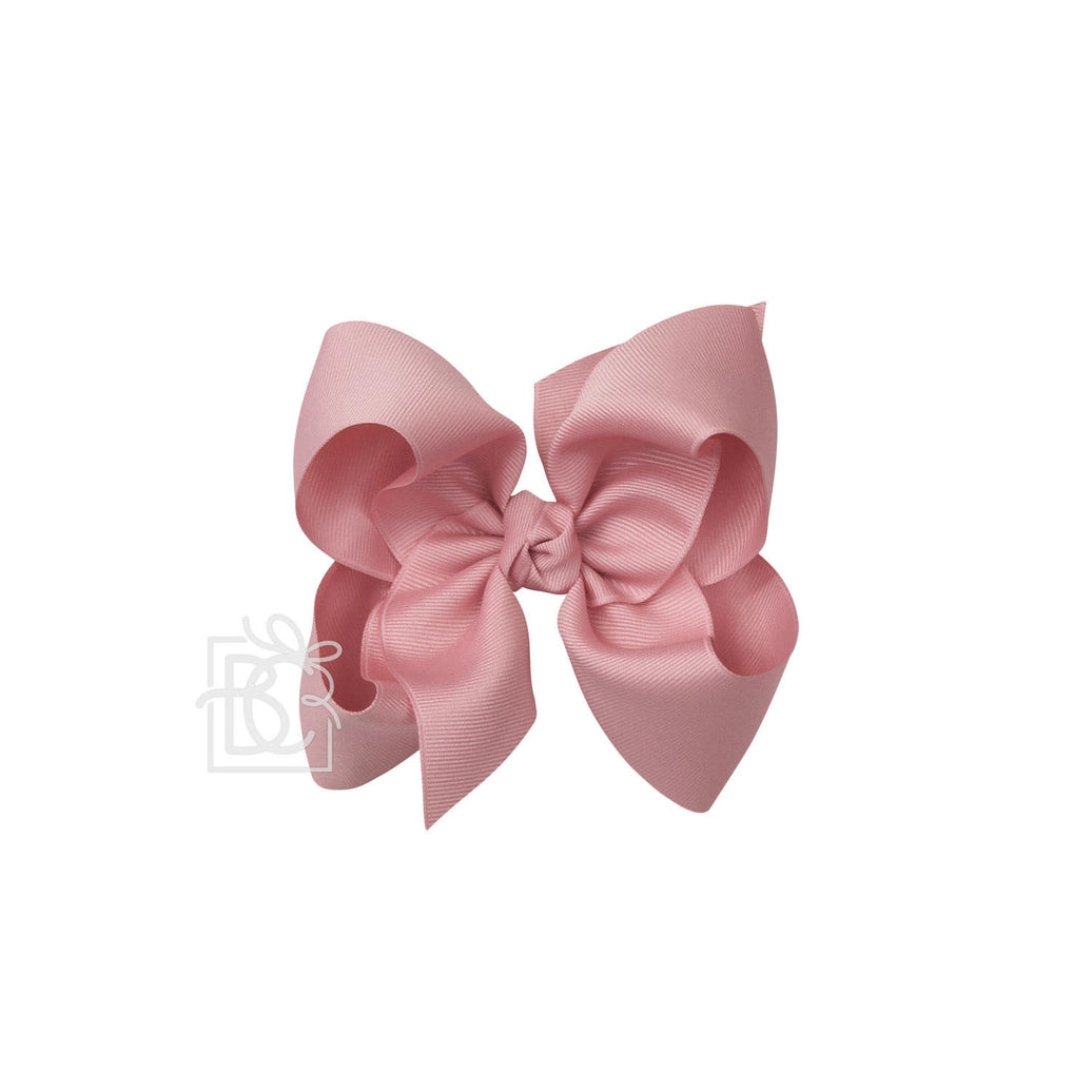 Grosgrain Double Knot Bow | Mauve