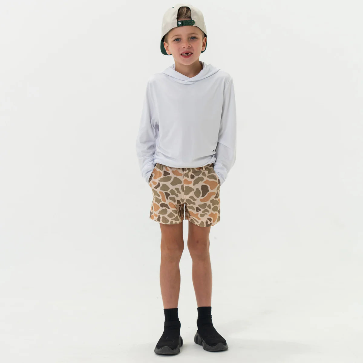 Boys Burlebo Everyday Shorts - Venado Camo