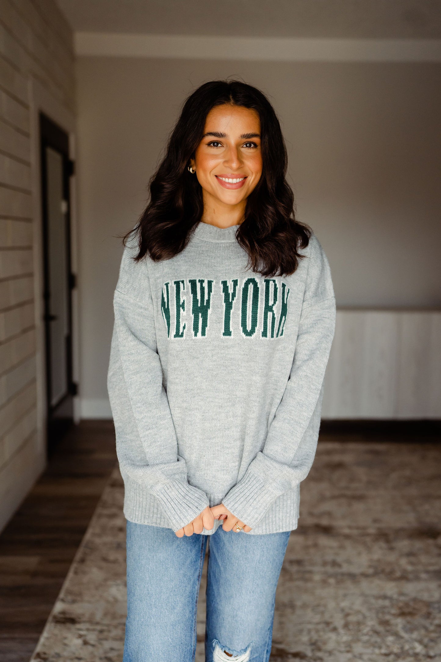 Oversized New York Knitted Sweater