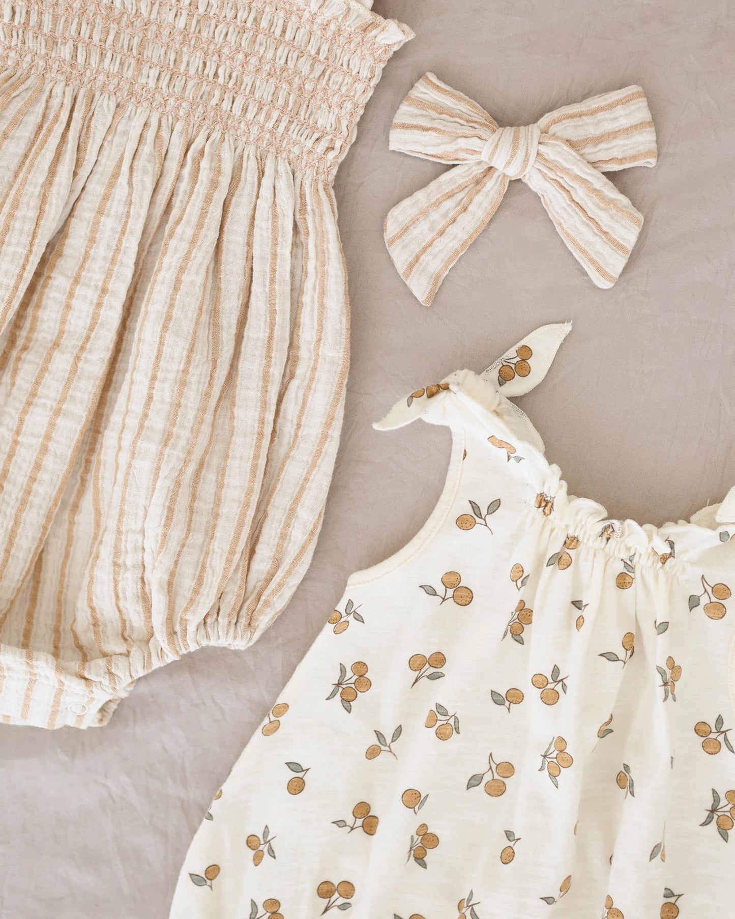 Rylee + Cru Bow | Marigold Stripe