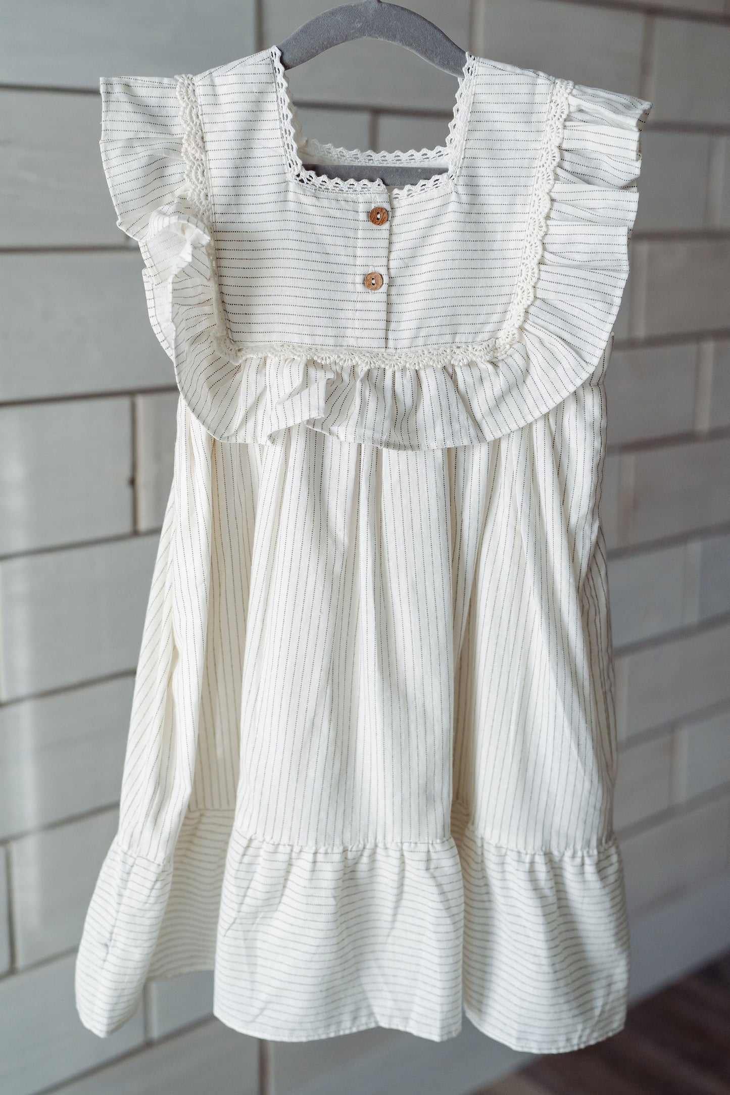 Simply Sweet Lace Trim Dress