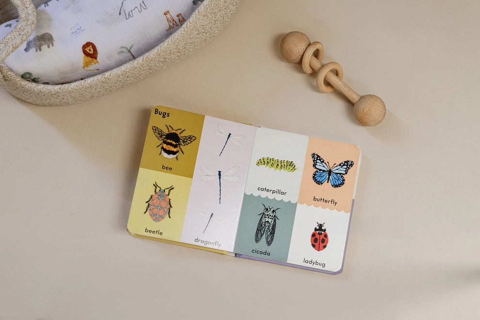 First Words with Cute Embroidered Friends Book