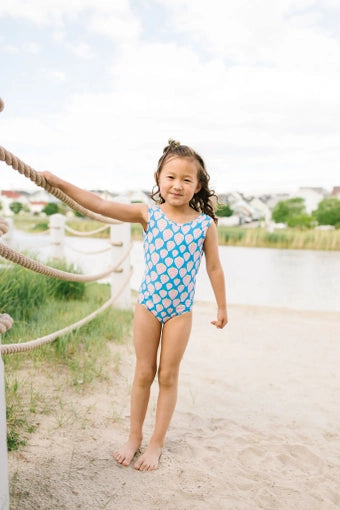 Girls Lucy Swim in Strawberry