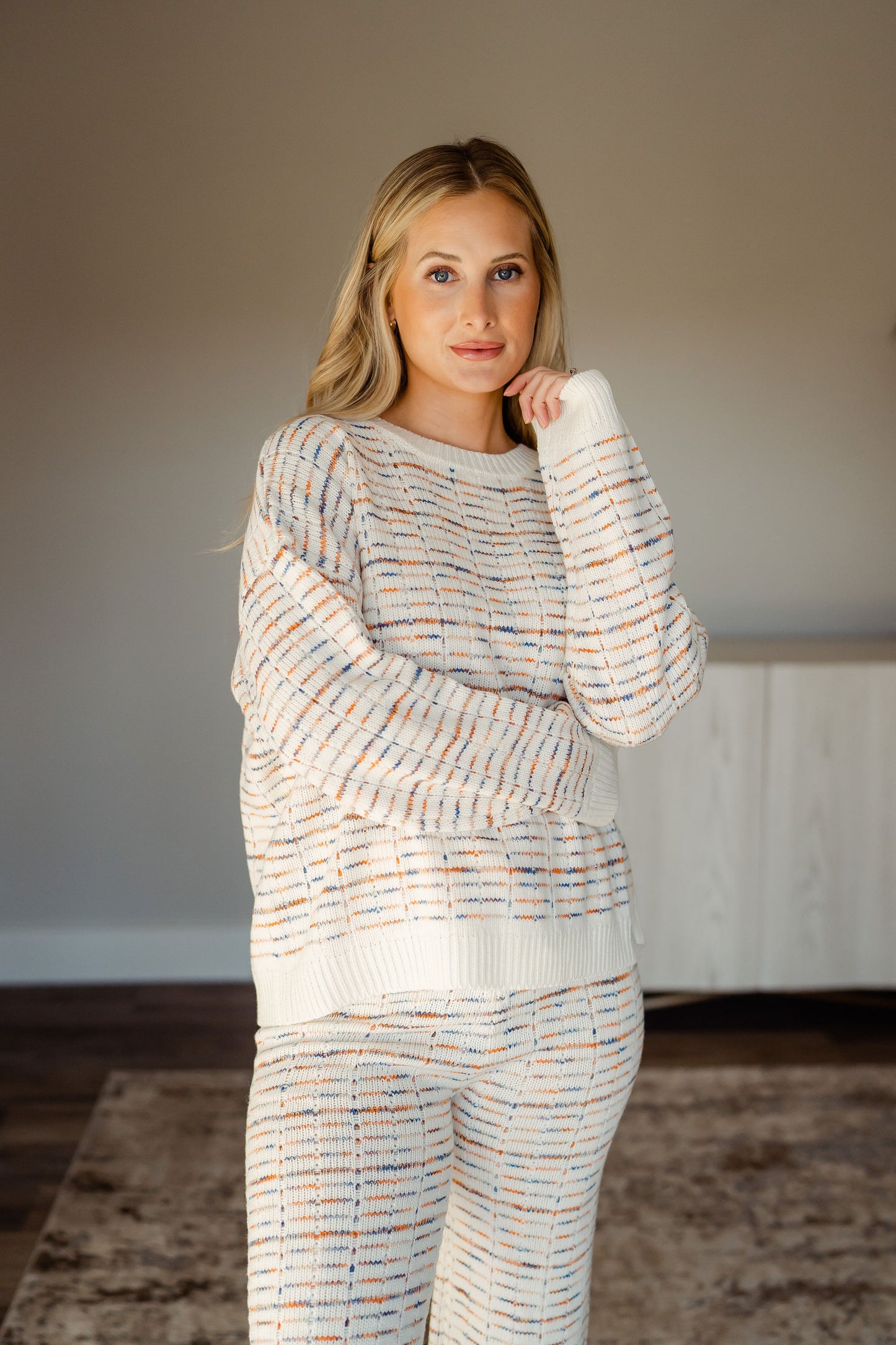 Fine Line Knit Set