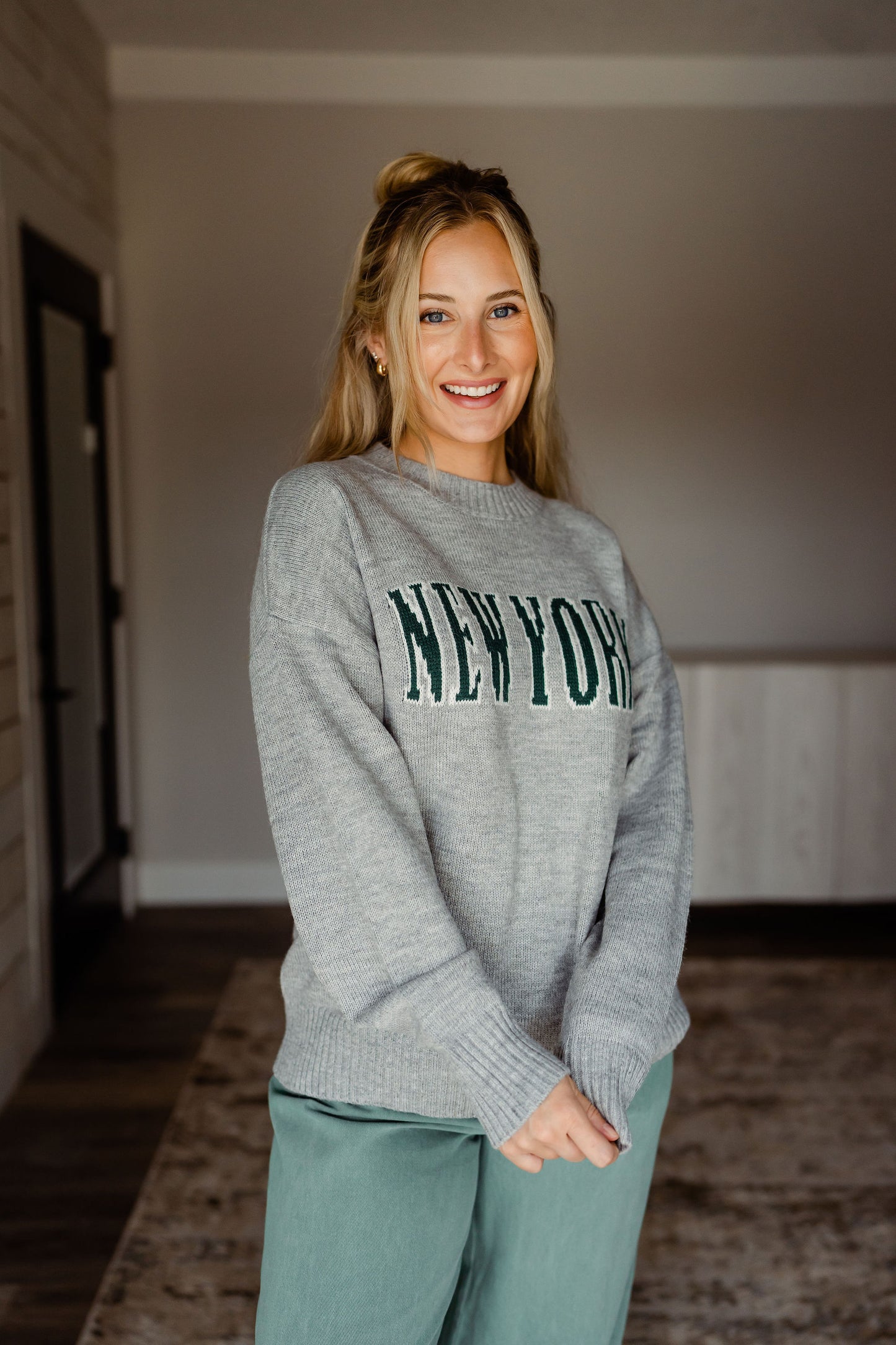 Oversized New York Knitted Sweater