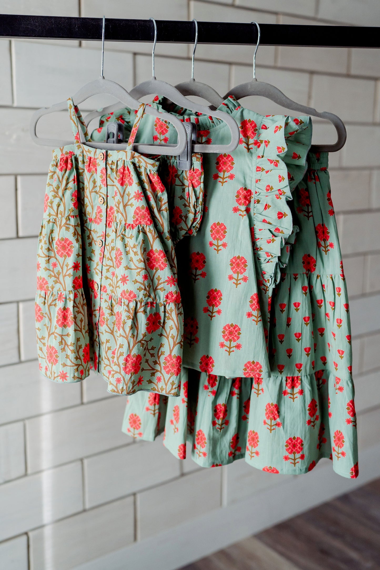 Floral Gardens Baby Dress + Bloomers