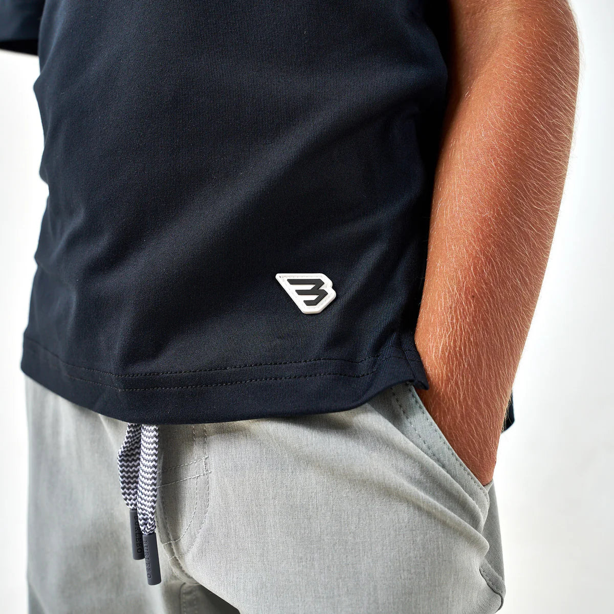Boys Burlebo Go To Tee - Black