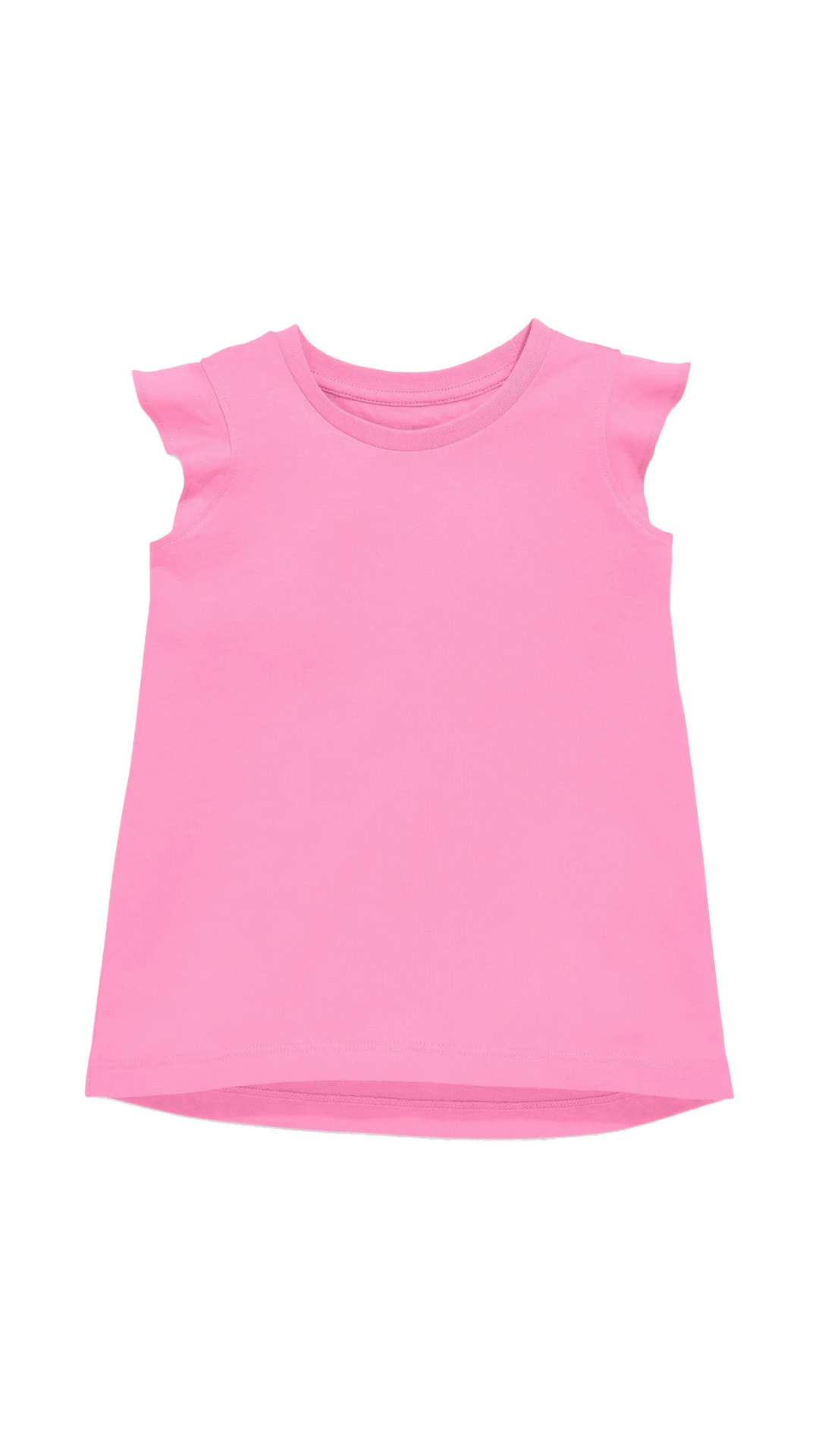 Ruffle Shirt | Solid Pink
