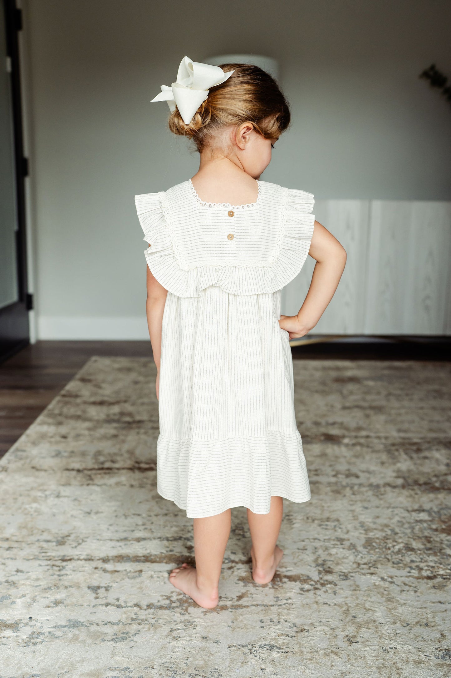 Simply Sweet Lace Trim Dress