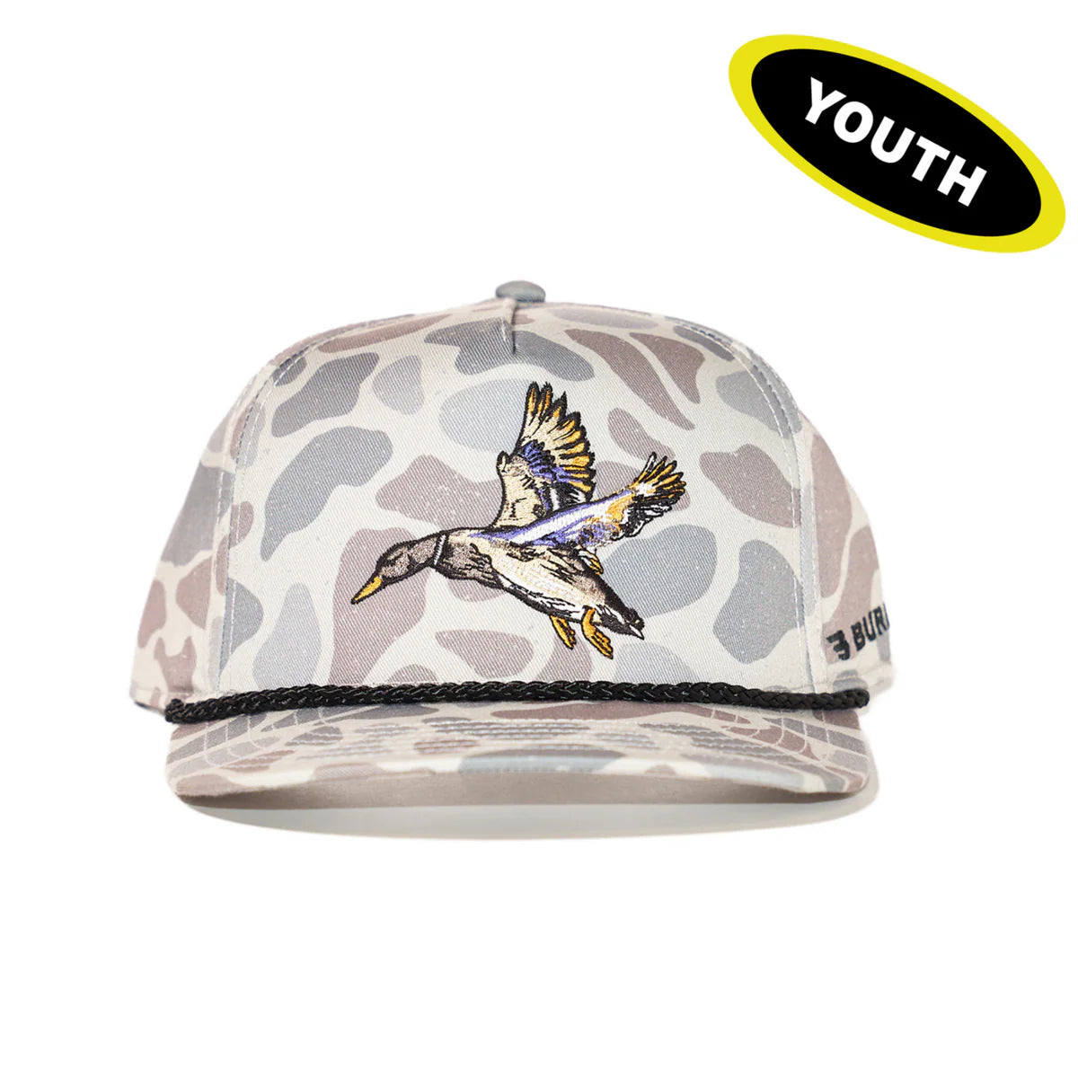 Boys Burlebo Diving Mallard Hat | Classic Deer Camo