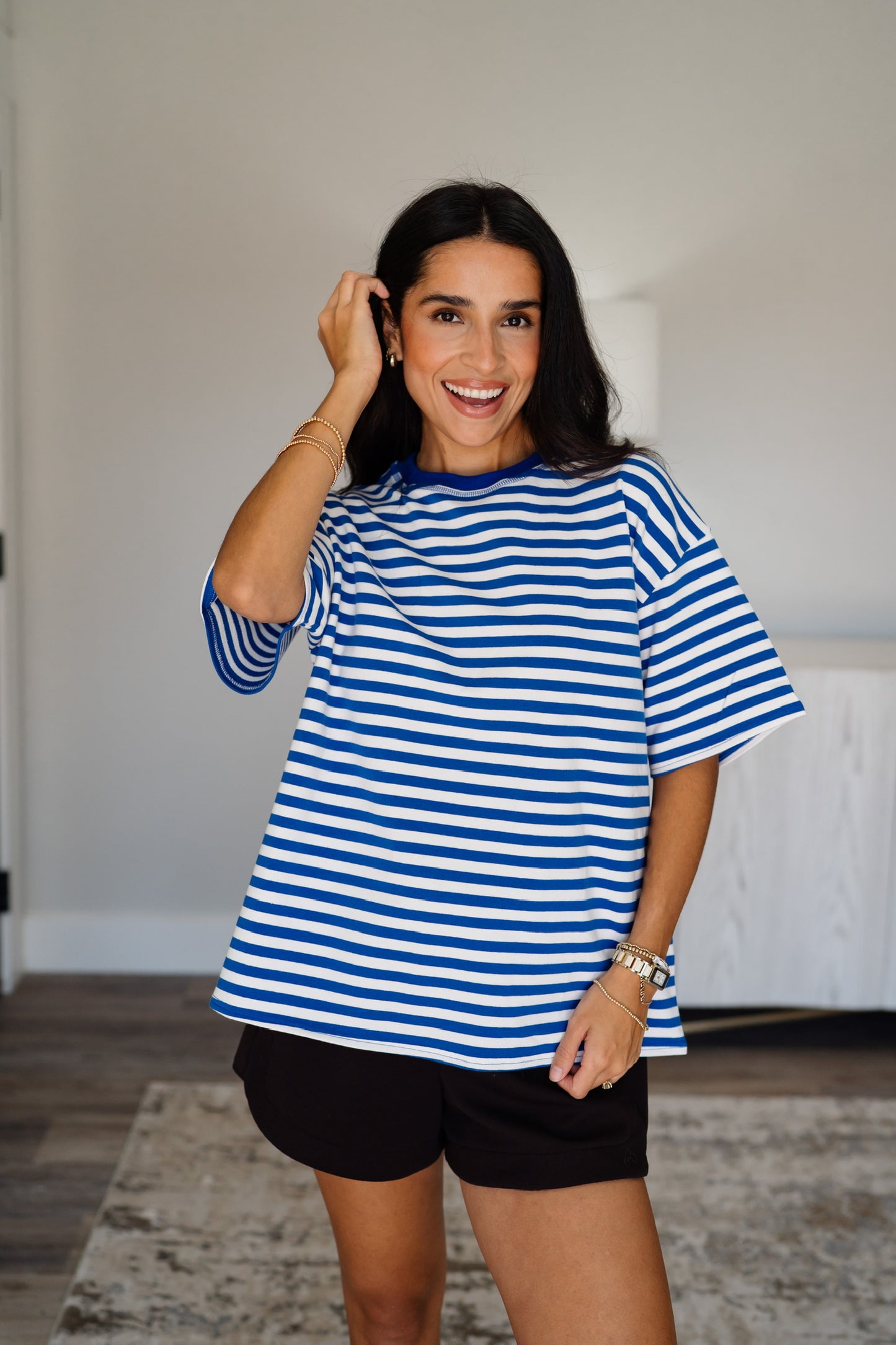 Cassandra Striped Tee